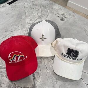Yellowstone Club Hats (3)